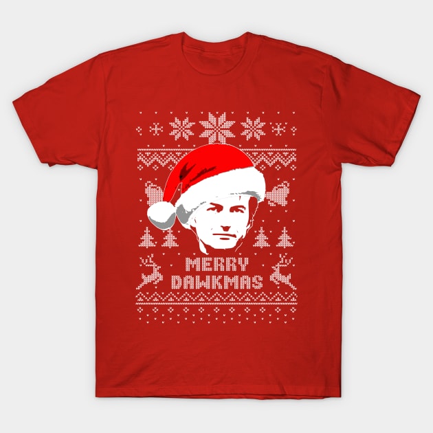 Richard Dawkins Merry Dawkmas T-Shirt by Nerd_art